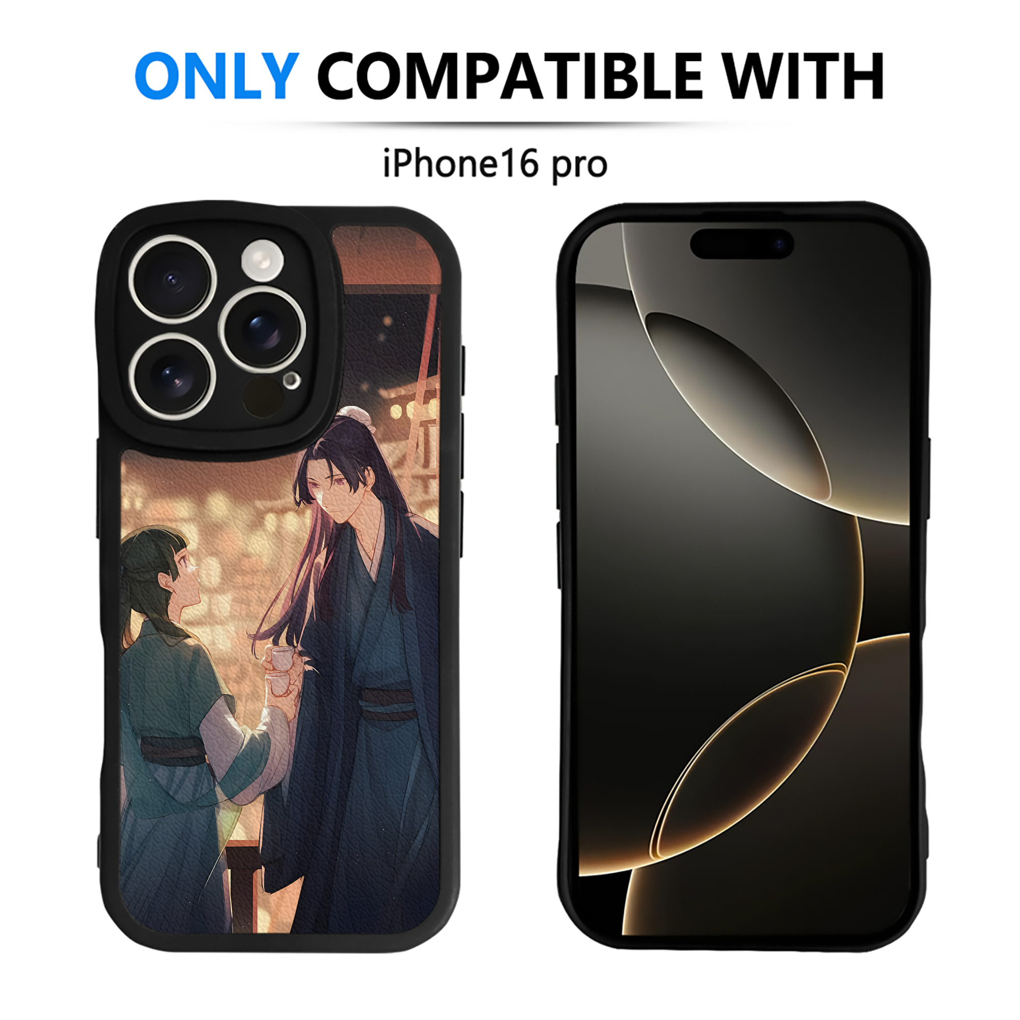 （画像用） 薬屋のひとりごと The Apothecary Diaries 【iPhone 16シリーズ対応】シリコンスマホケース（レザー調） 材質：シリコン